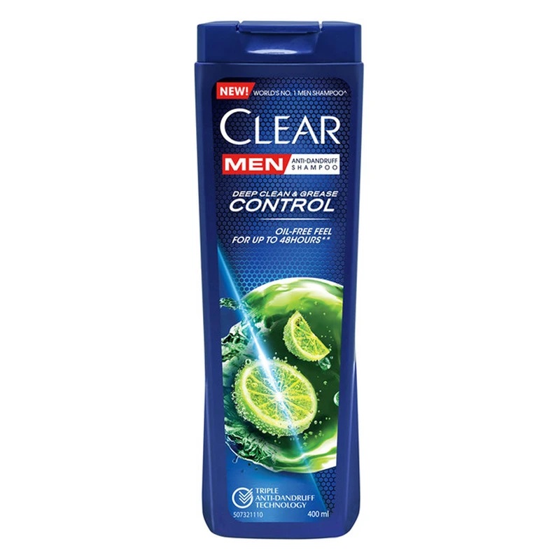 شامپو ضدشوره کلیر مردانه 400 میلی (کنترل چربی سر)
